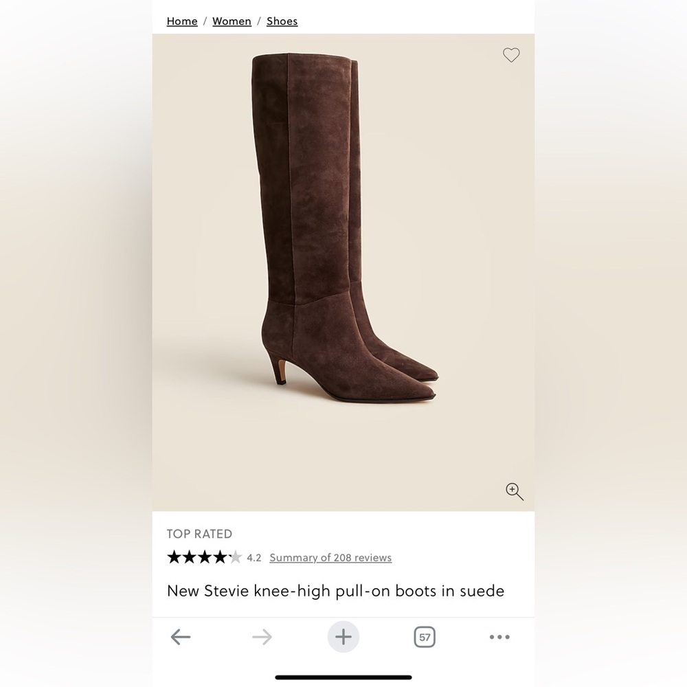 NEW J crew suede boots